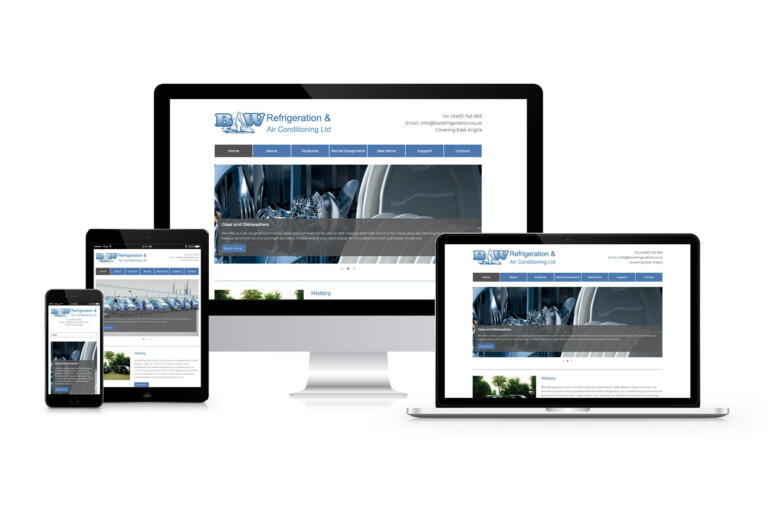 BW Refrigeration & Air Conditioning - Responsive Website Design