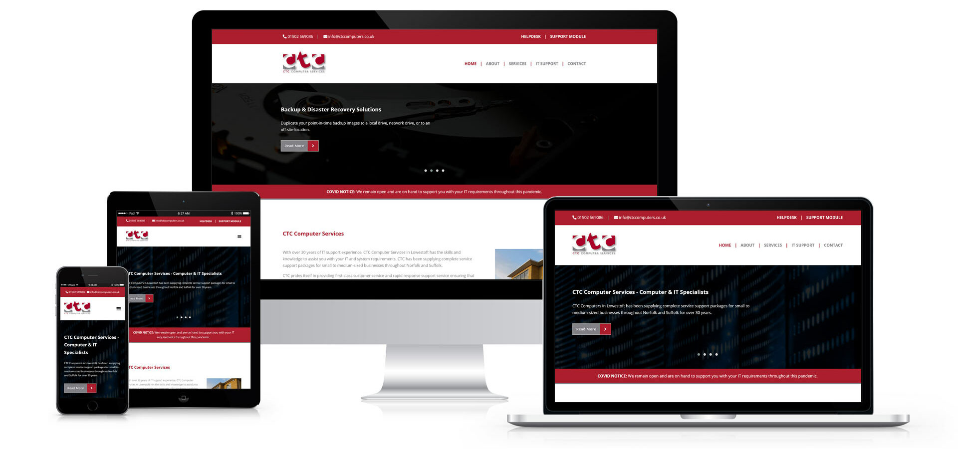 CTC Computer Services - Website Design