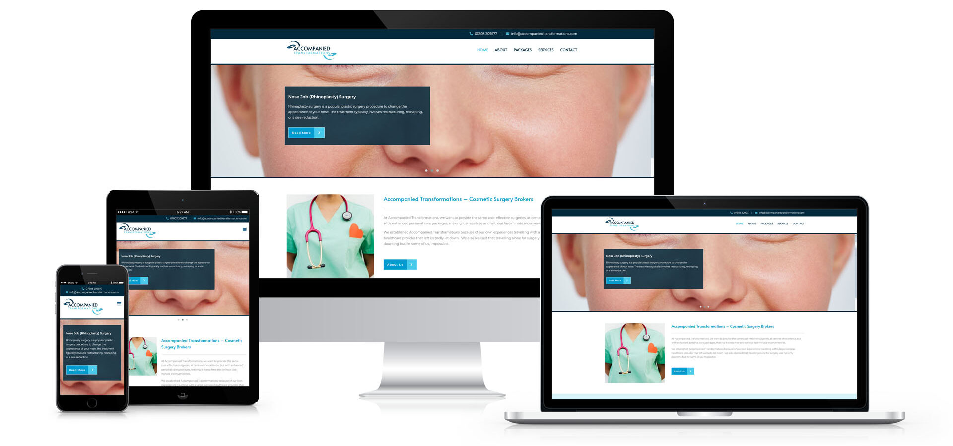 Accompnaied Transformations Responsive Website