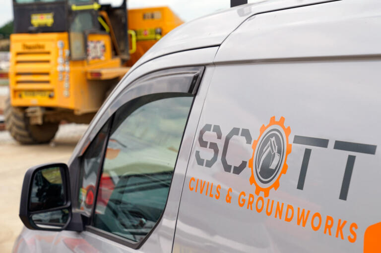 Scott Civils Groundworks Van